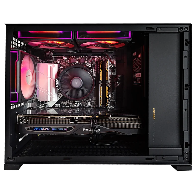 Alpha D32 Black Desktop Gaming PC | AMD Ryzen 5 5600 | 16GB RAM | 512GB SSD | RX 7600 | Windows 11 Pro
