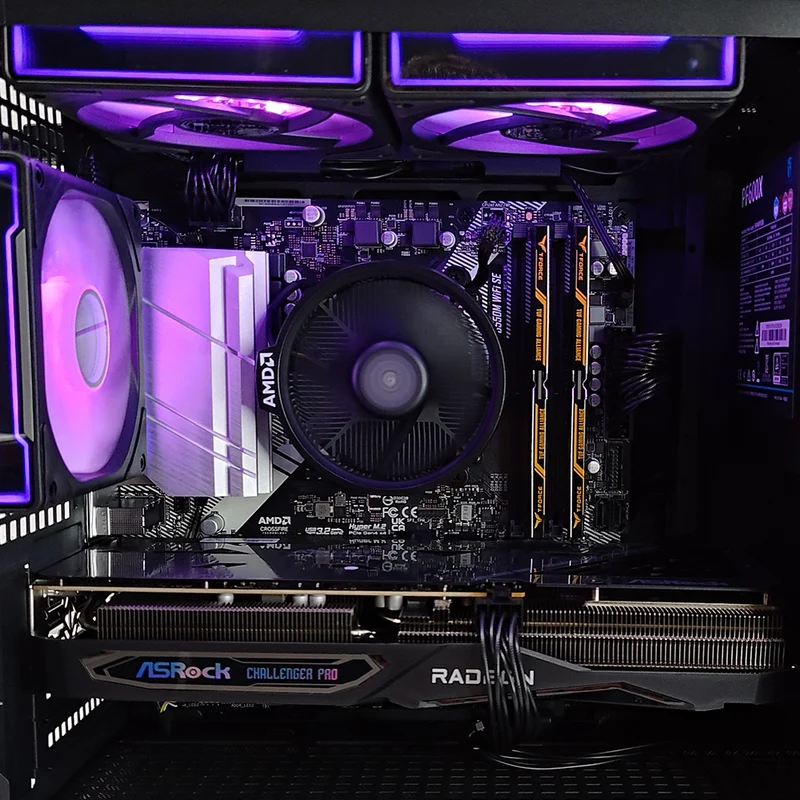 Alpha D32 Black Desktop Gaming PC | AMD Ryzen 5 5600 | 16GB RAM | 512GB SSD | RX 7600 | Windows 11 Pro