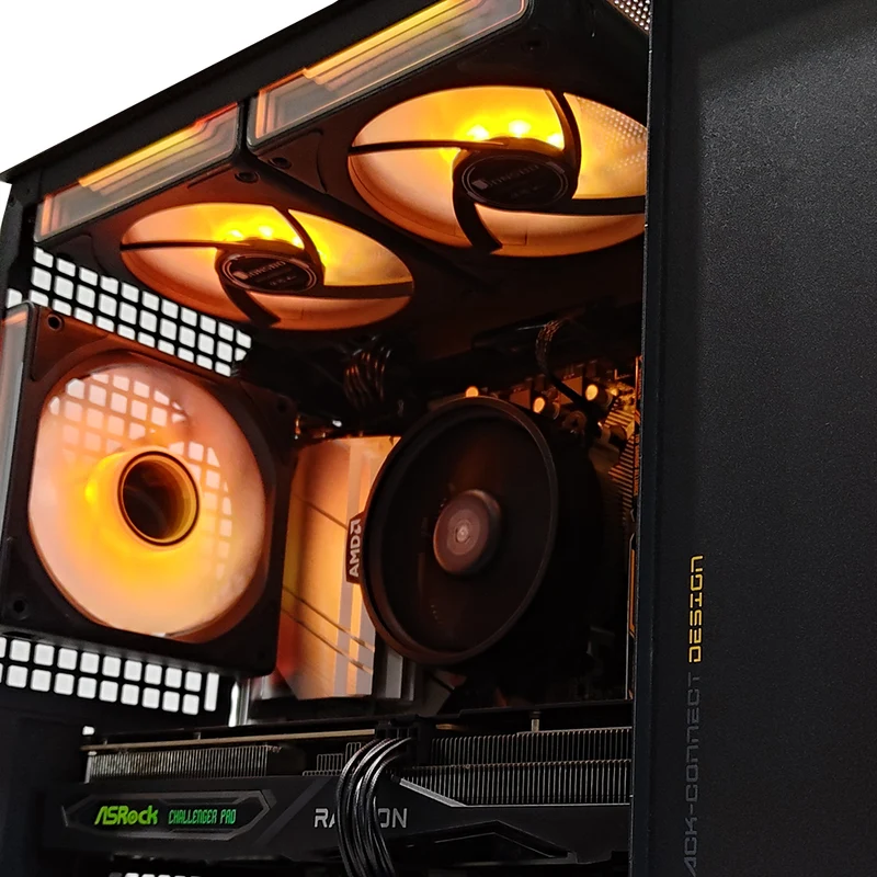 Alpha D32 Black Desktop Gaming PC | AMD Ryzen 5 5600 | 16GB RAM | 512GB SSD | RX 7600 | Windows 11 Pro