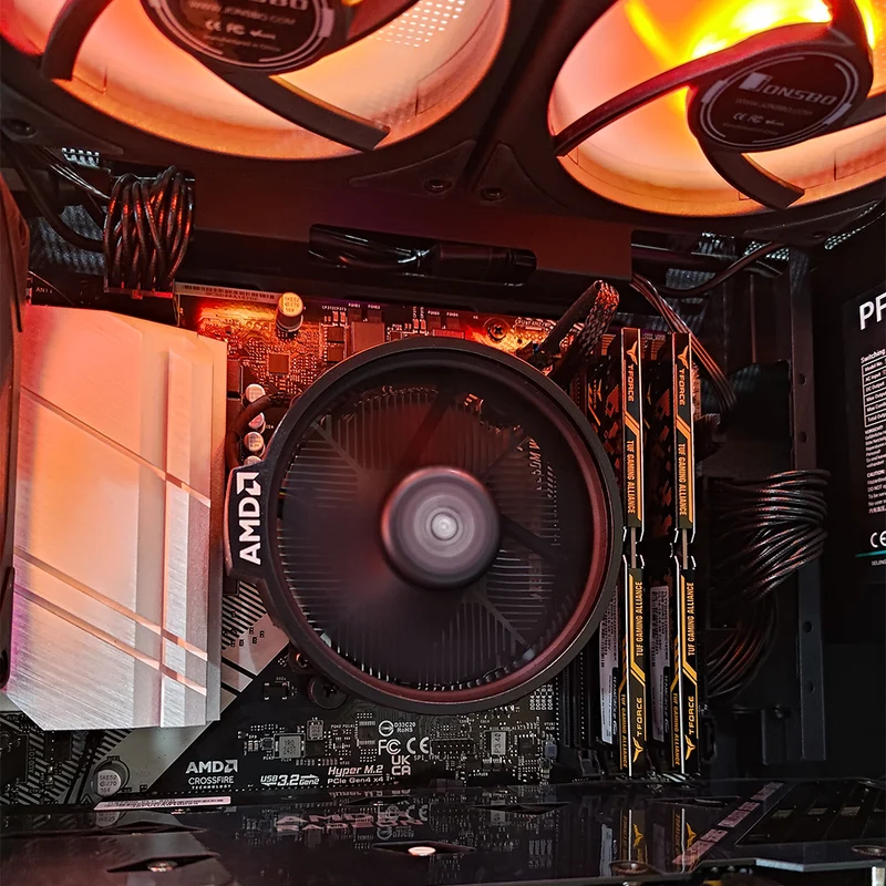 Alpha D32 Black Desktop Gaming PC | AMD Ryzen 5 5600 | 16GB RAM | 512GB SSD | RX 7600 | Windows 11 Pro