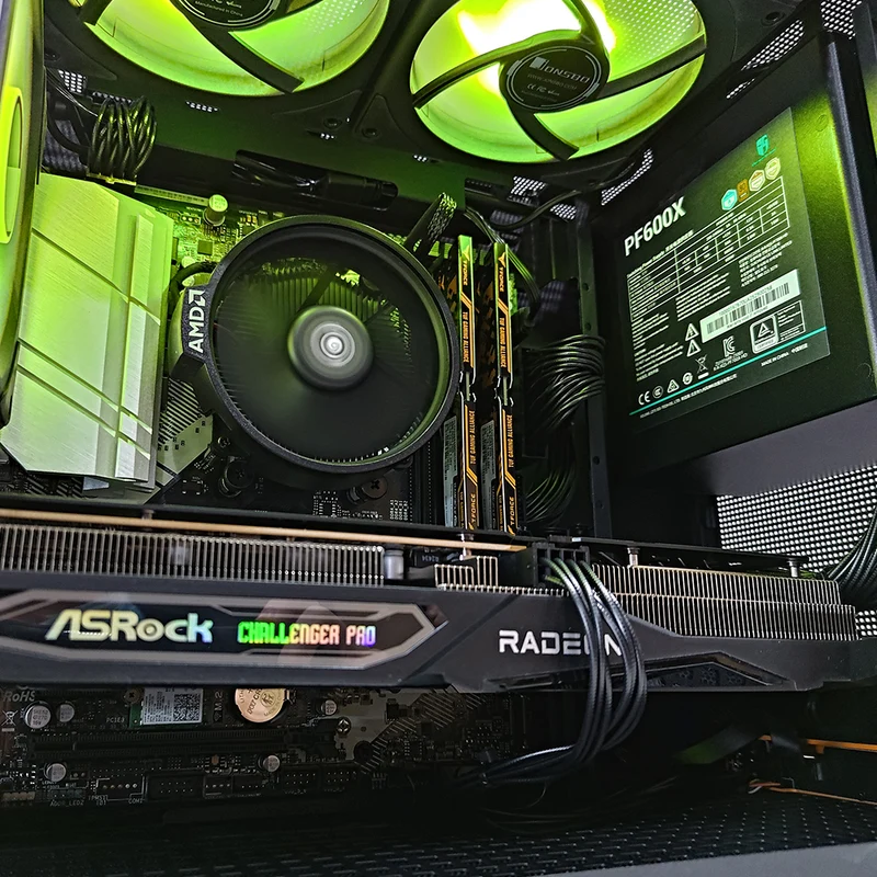 Alpha D32 Black Desktop Gaming PC | AMD Ryzen 5 5600 | 16GB RAM | 512GB SSD | RX 7600 | Windows 11 Pro