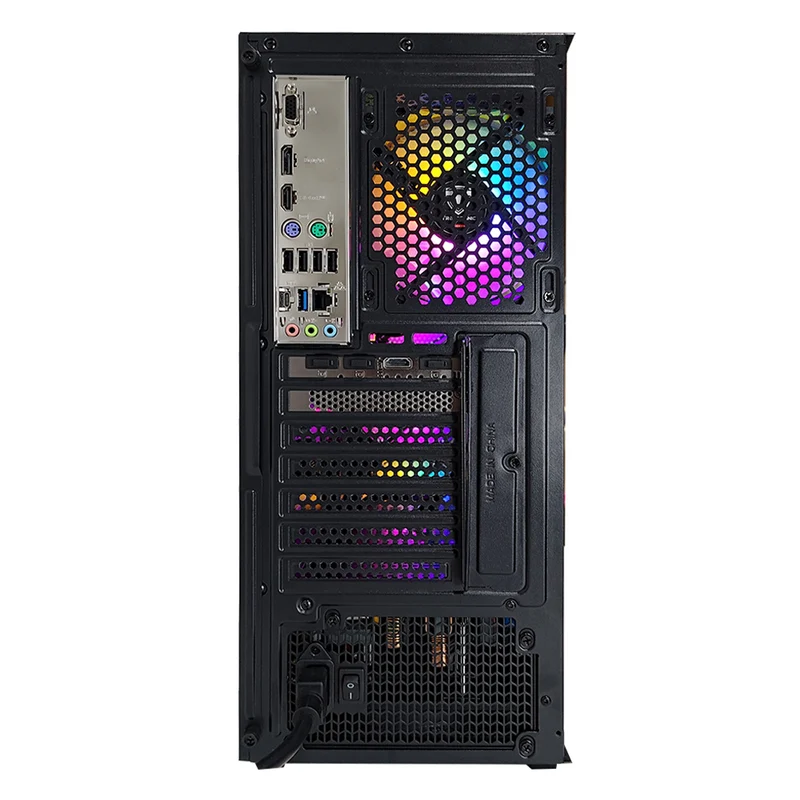 Alpha Breeze Black Desktop Gaming PC | Intel Core i5 14400F | 16GB RAM | 512GB SSD | RTX 4060 | Windows 11 Pro