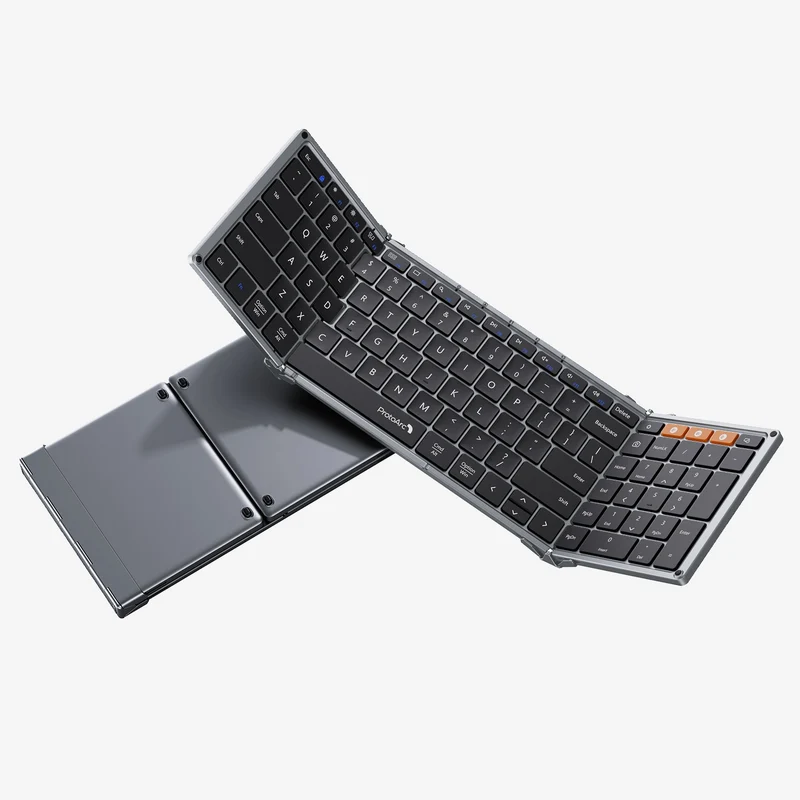 ProtoArc XK01 Foldable Full-Size Bluetooth Keyboard (Space Grey) (CP012683)