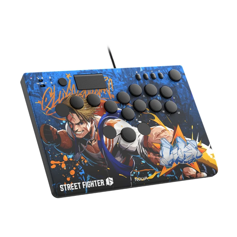 Hori Street Fighter 6 Nolva Mechanical All-Button Arcade Controller for PS5 and Windows (Luke, Jamie, Chun-Li, E.Honda, Manon, Marisa, Zangief, Cammy, Rashid, Gouki)