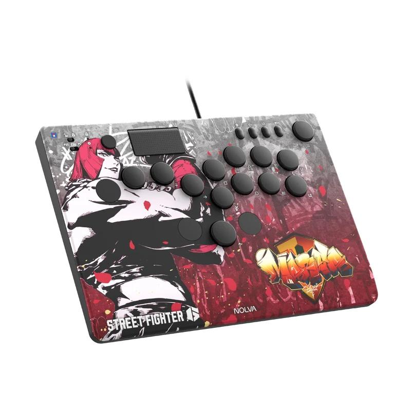 Hori Street Fighter 6 Nolva Mechanical All-Button Arcade Controller for PS5 and Windows (Luke, Jamie, Chun-Li, E.Honda, Manon, Marisa, Zangief, Cammy, Rashid, Gouki)