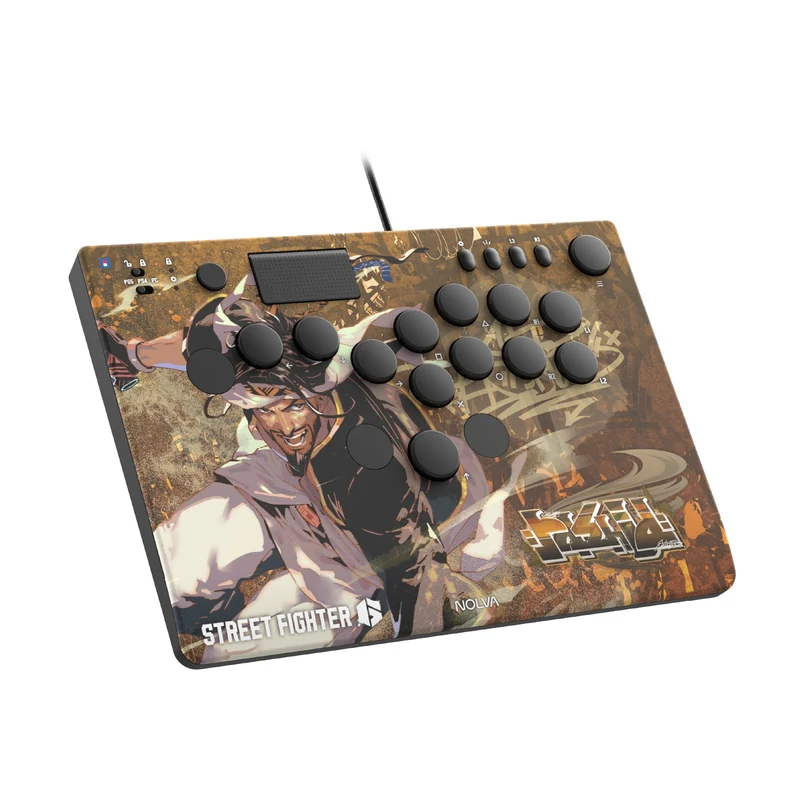 Hori Street Fighter 6 Nolva Mechanical All-Button Arcade Controller for PS5 and Windows (Luke, Jamie, Chun-Li, E.Honda, Manon, Marisa, Zangief, Cammy, Rashid, Gouki)