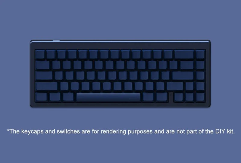 AKKO MOD005 RGB MECHANICAL KEYBOARD HOT-SWAPPABLE DIY KIT GASKET MOUNT WITH 67-KEY LAYOUT (BLUE)