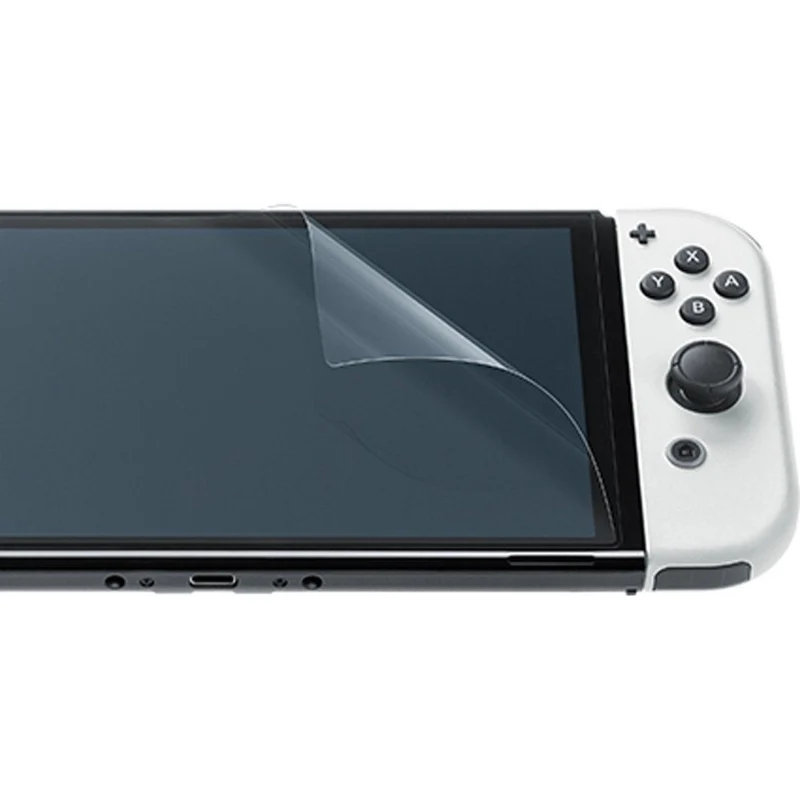 NINTENDO SWITCH OLED CARRYING CASE & SCREEN PROTECTOR (BLACK/WHITE) (MDE)