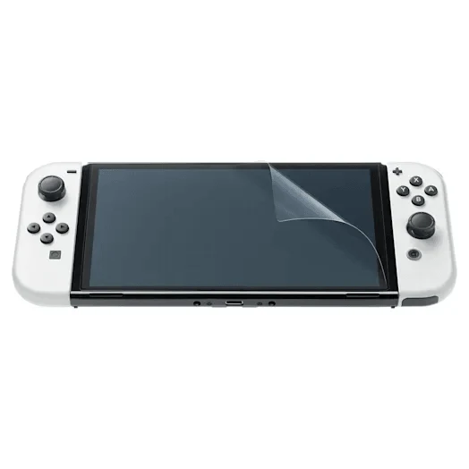 NINTENDO SWITCH OLED CARRYING CASE & SCREEN PROTECTOR (BLACK/WHITE) (MDE)