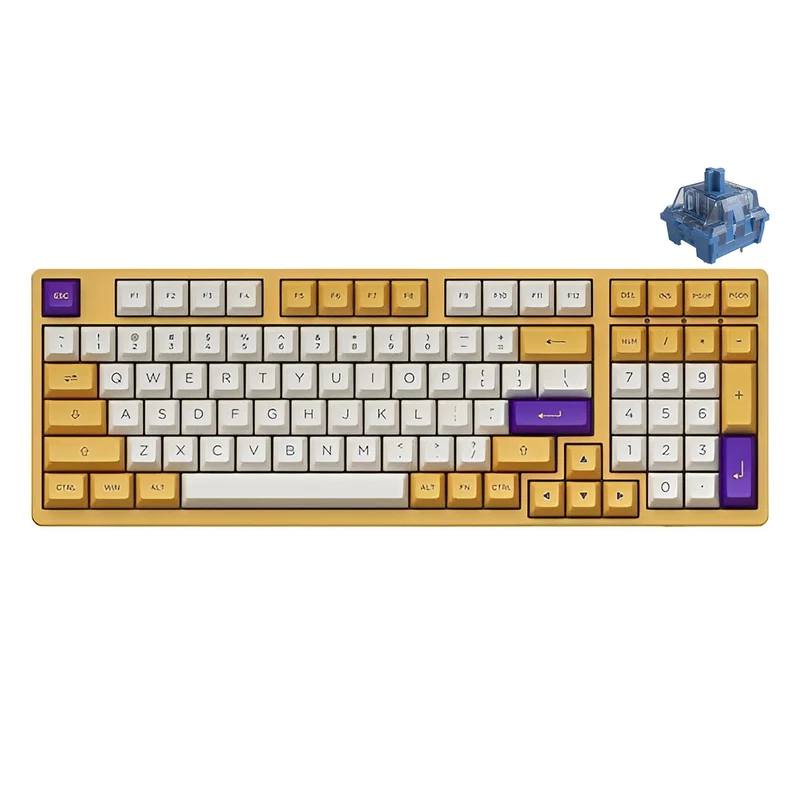 Akko Los Angeles 3098 Hotswappable Mechanical Keyboard (Ocean Blue)