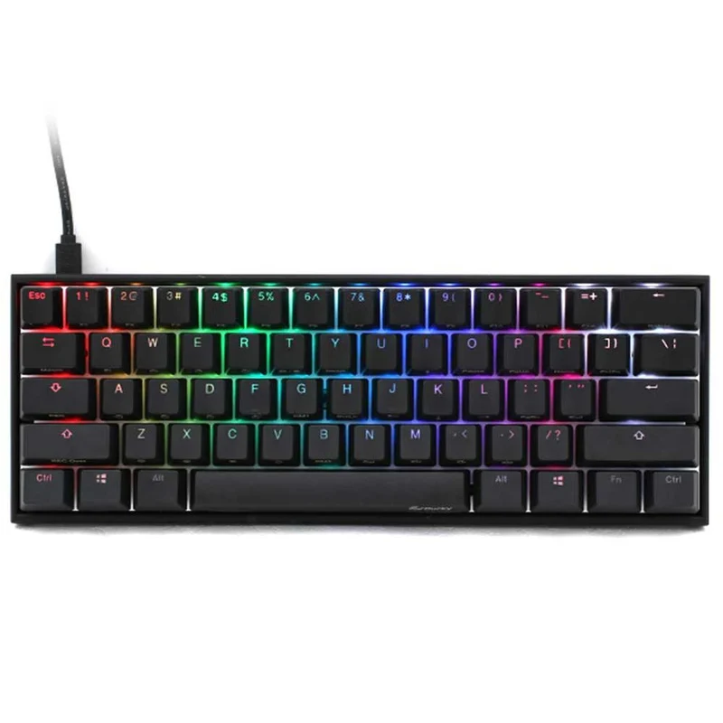 DUCKY MECHA MINI V2 MECHANICAL KEYBOARD (CHERRY MX RGB BLUE SWITCH) (DKME2061ST-CUSPDAAT1)