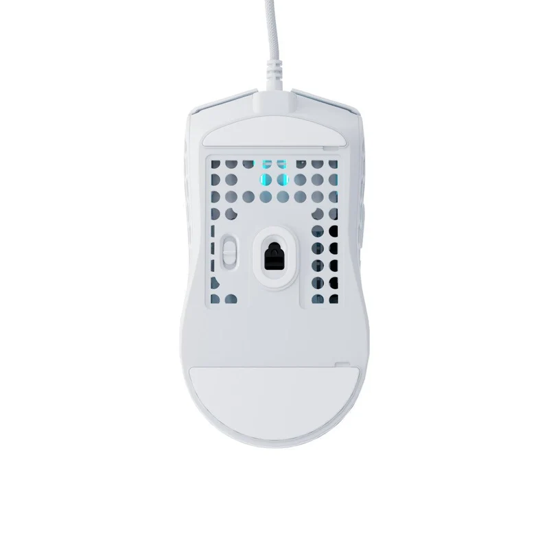 PWNAGE Ultra Custom Symm 2 Wired RGB Gaming Mouse Honeycomb Sides (White) (W-UC-S-2-H-W)