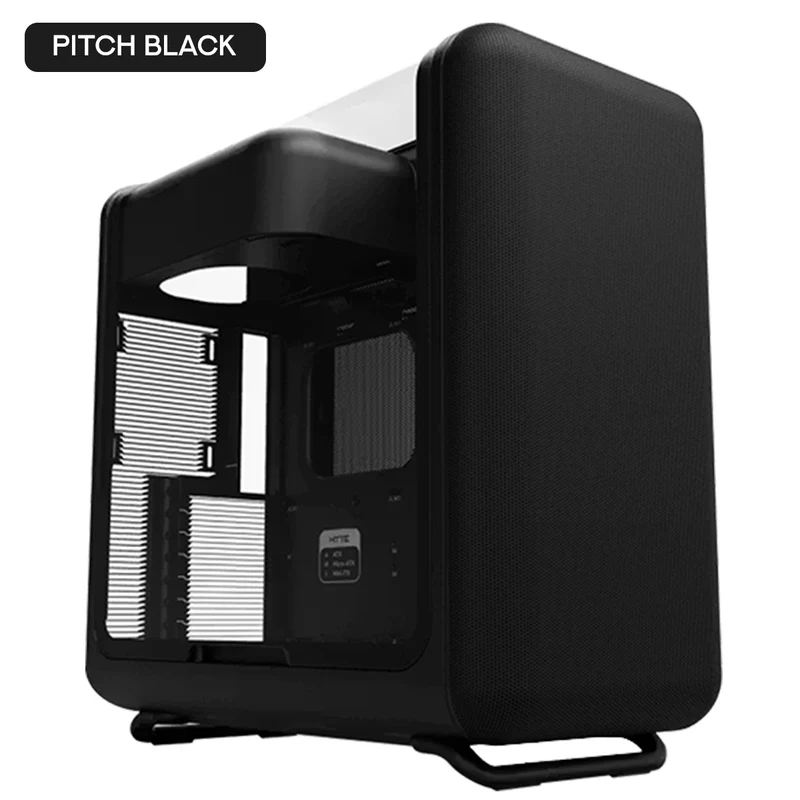 Hyte X50 ATX Mid-Tower Modern Performance PC Case (Pitch Black, Snow White, Matcha, Strawberry Milk)