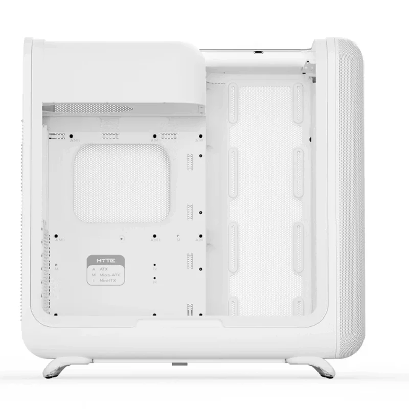 Hyte X50 ATX Mid-Tower Modern Performance PC Case (Pitch Black, Snow White, Matcha, Strawberry Milk)