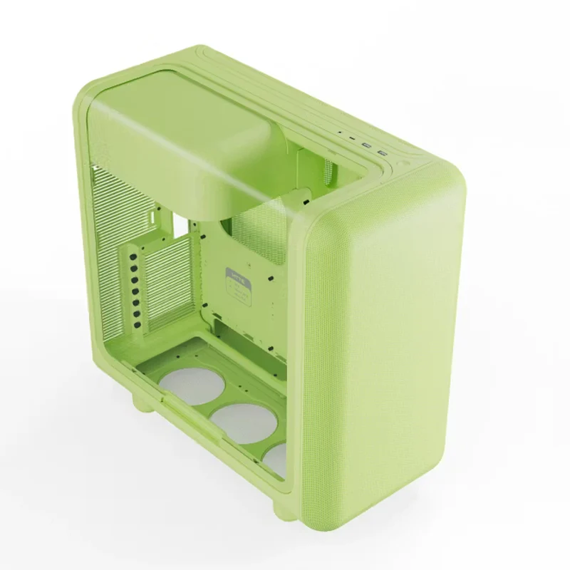 Hyte X50 ATX Mid-Tower Modern Performance PC Case (Pitch Black, Snow White, Matcha, Strawberry Milk)