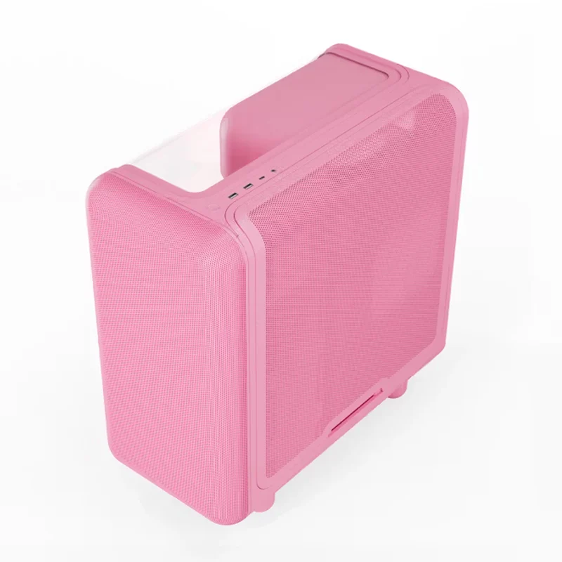 Hyte X50 ATX Mid-Tower Modern Performance PC Case (Pitch Black, Snow White, Matcha, Strawberry Milk)