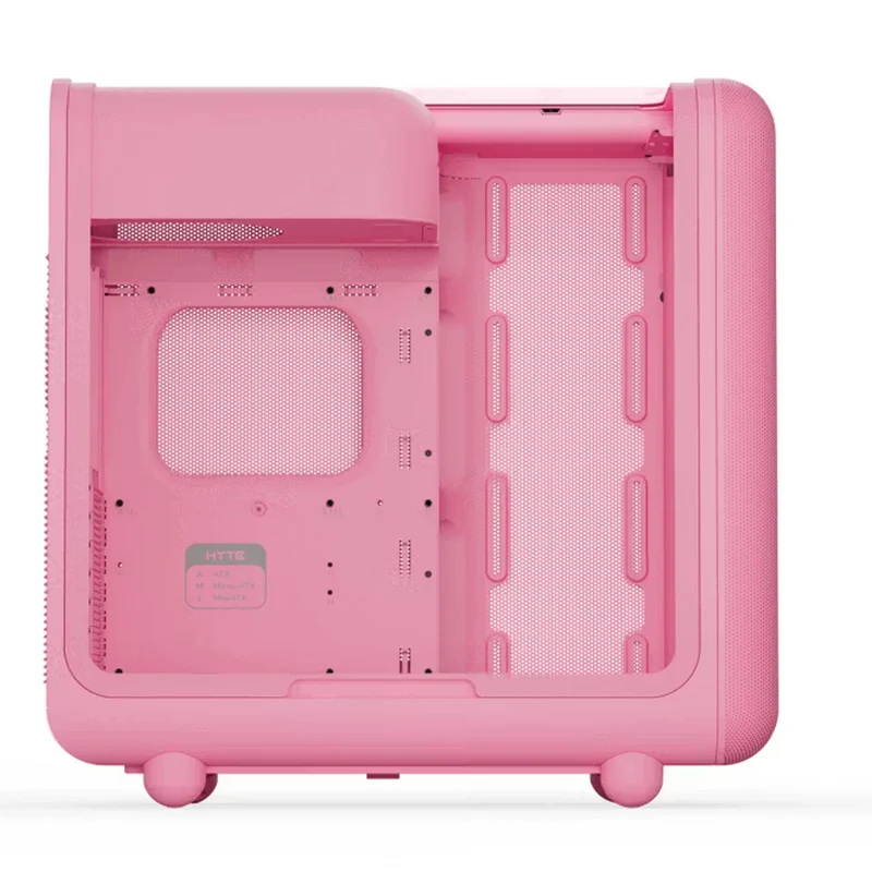 Hyte X50 ATX Mid-Tower Modern Performance PC Case (Pitch Black, Snow White, Matcha, Strawberry Milk)