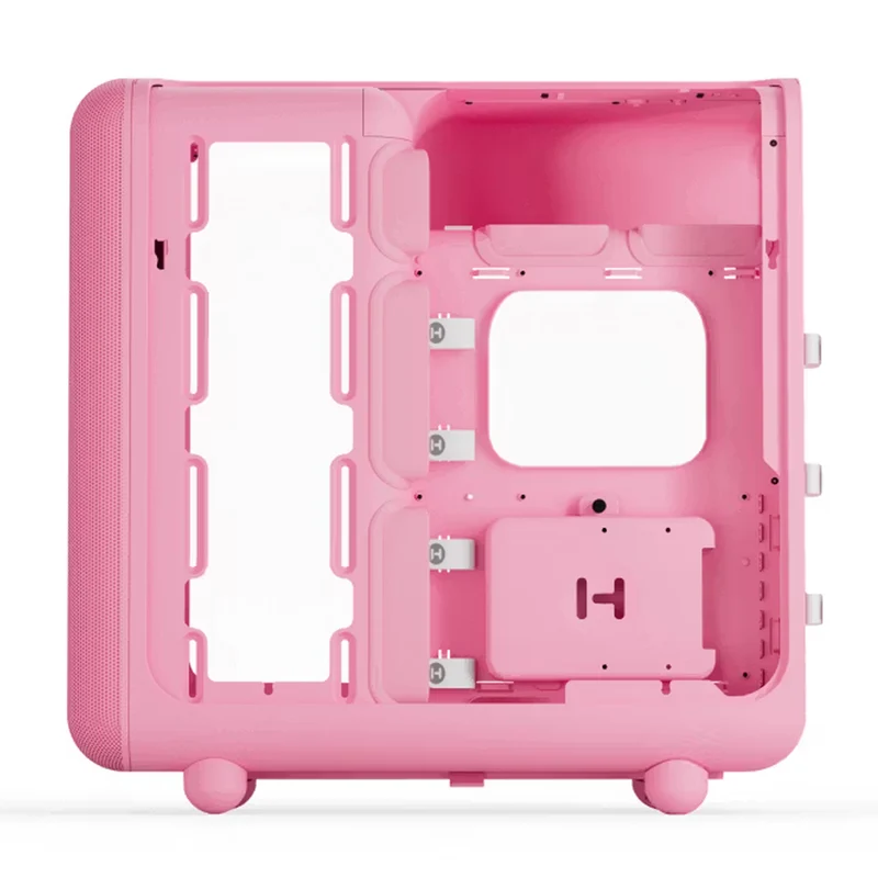 Hyte X50 ATX Mid-Tower Modern Performance PC Case (Pitch Black, Snow White, Matcha, Strawberry Milk)