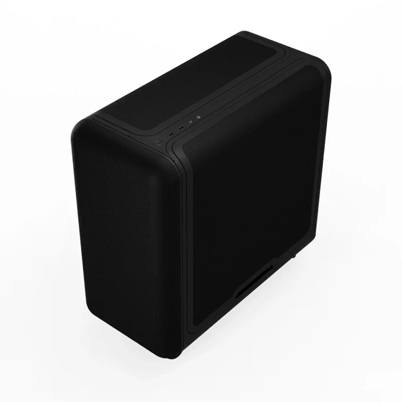 Hyte X50 Air Full-Coverage Micro-Mesh ATX Mid-Tower Modern Performance PC Case (Pitch Black, Snow White)