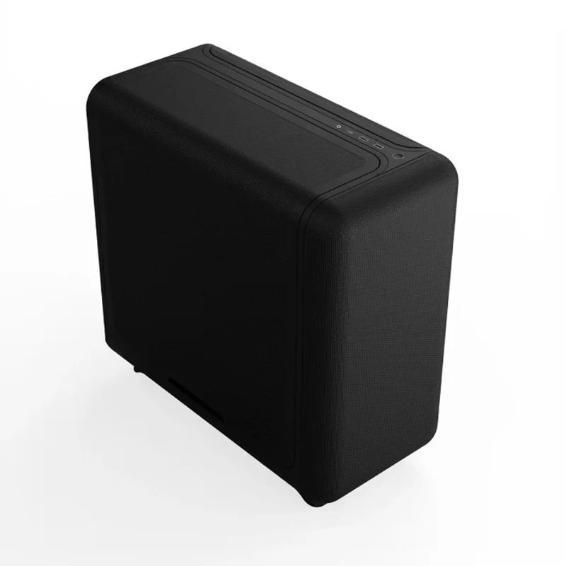 Hyte X50 Air Full-Coverage Micro-Mesh ATX Mid-Tower Modern Performance PC Case (Pitch Black, Snow White)