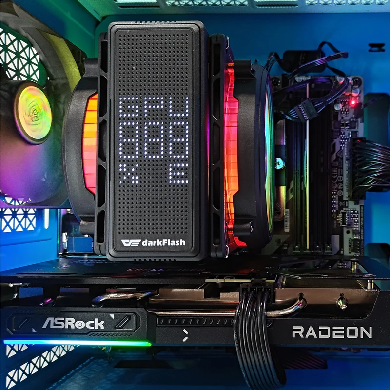 Sigma Macube 110 Green Desktop Gaming PC | AMD Ryzen 7 7700 | 16GB RAM | 1TB SSD | RX 9060 XT | Windows 11 Pro
