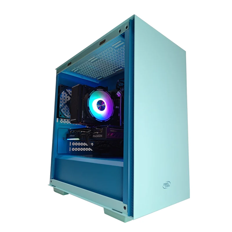 Sigma Macube 110 Green Desktop Gaming PC | AMD Ryzen 7 7700 | 16GB RAM | 1TB SSD | RX 9060 XT | Windows 11 Pro