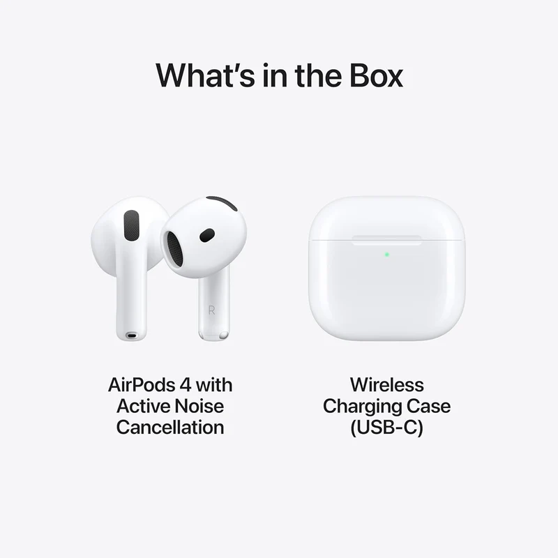 Apple Airpods 4 with Active Noise Cancellation (MXP93LL/A)