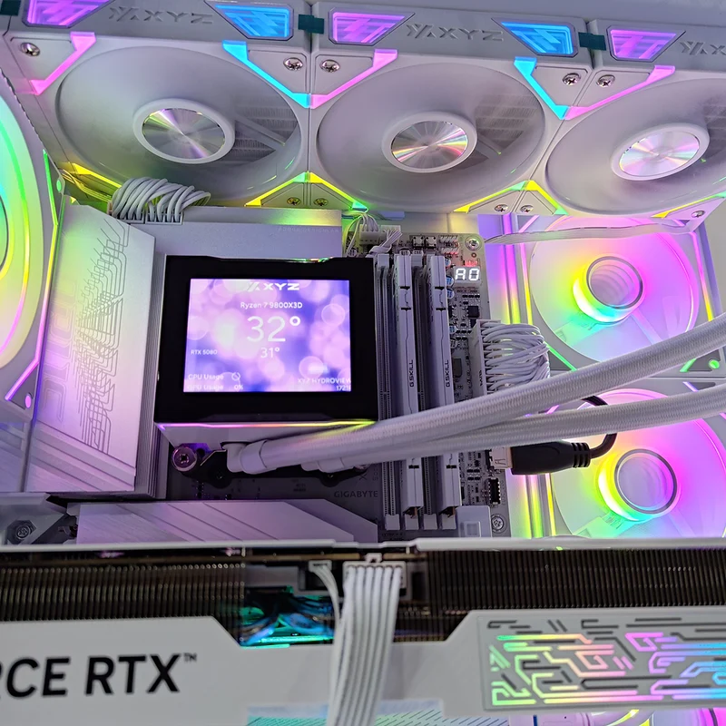 Ultra Neutron White Desktop Gaming PC | AMD Ryzen 7 9800X3D | 32GB RAM | 2TB SSD | RTX 5080 OC | Windows 11 Pro
