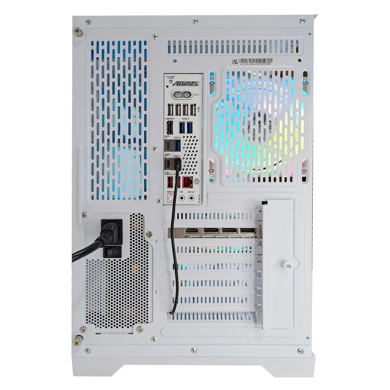 Ultra Neutron White Desktop Gaming PC | AMD Ryzen 7 9800X3D | 32GB RAM | 2TB SSD | RTX 5080 OC | Windows 11 Pro