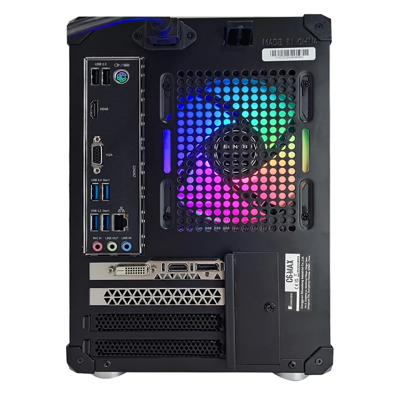 Alpha C6 Max Black Desktop Gaming PC | AMD Ryzen 5 5500 | 16GB RAM | 512GB SSD | RTX 3050 | Windows 11 Pro