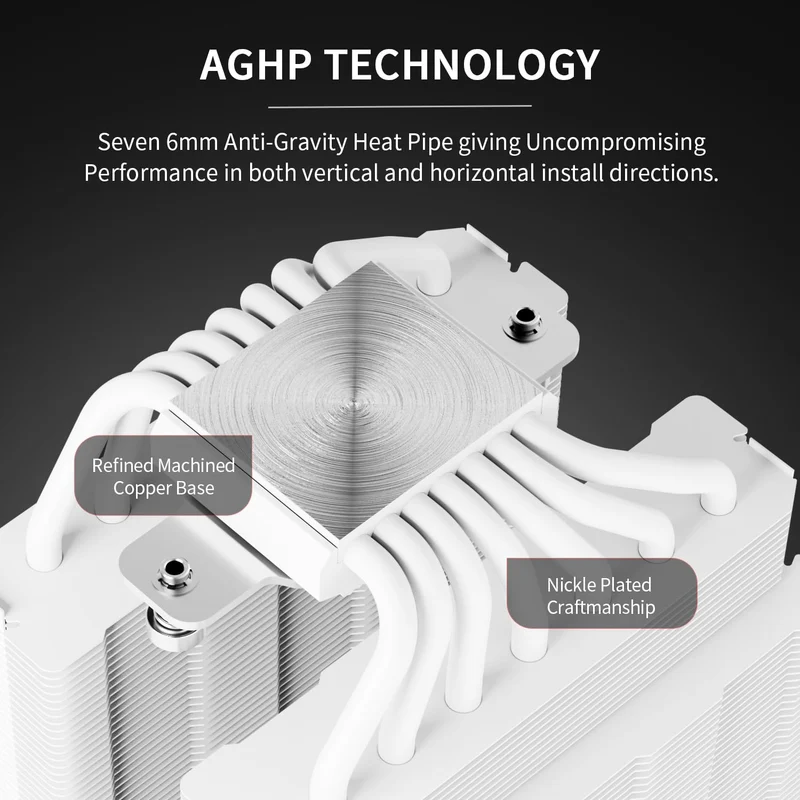 Thermalright Phantom Spirit 120 Vision Dual Tower CPU Air Cooler (Snow)