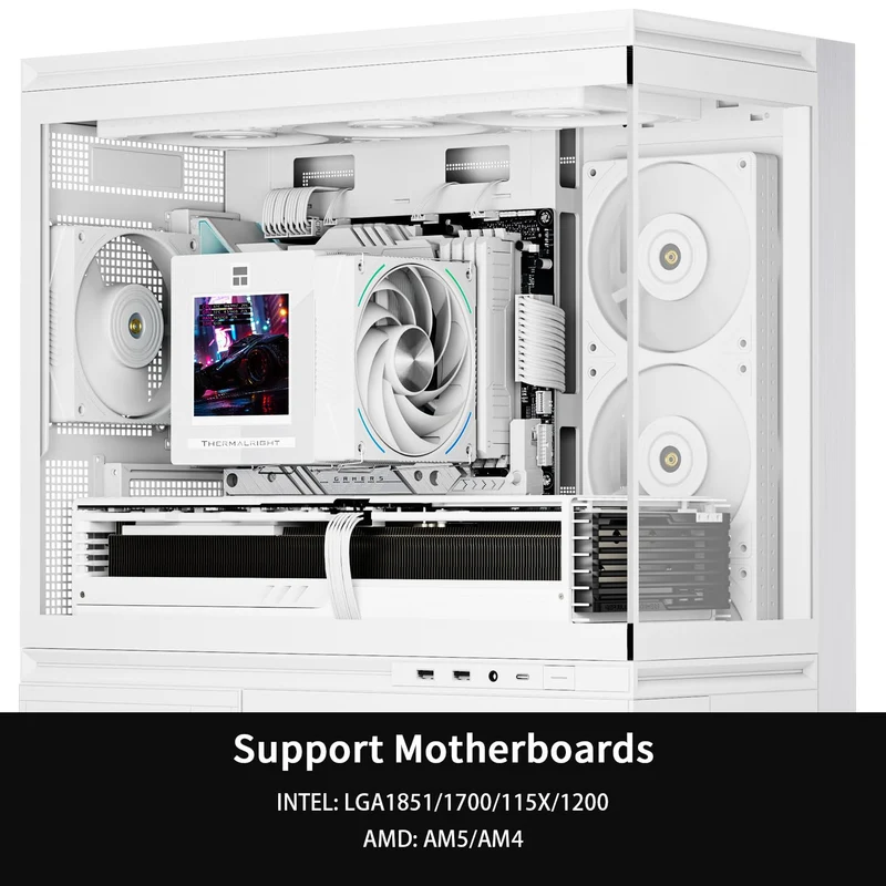 Thermalright Phantom Spirit 120 Vision Dual Tower CPU Air Cooler (Snow)