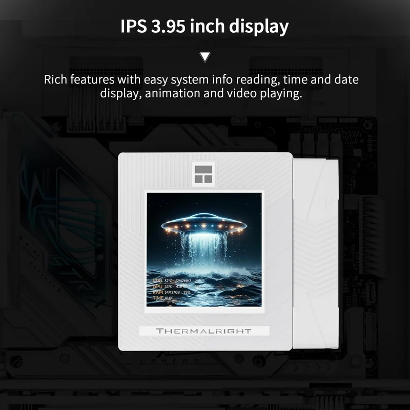 Thermalright Phantom Spirit 120 Vision Dual Tower CPU Air Cooler (Snow)