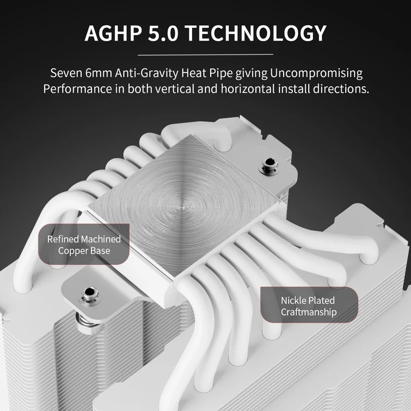 Thermalright Phantom Spirit 120 Digital Dual Tower CPU Air Cooler (Snow)
