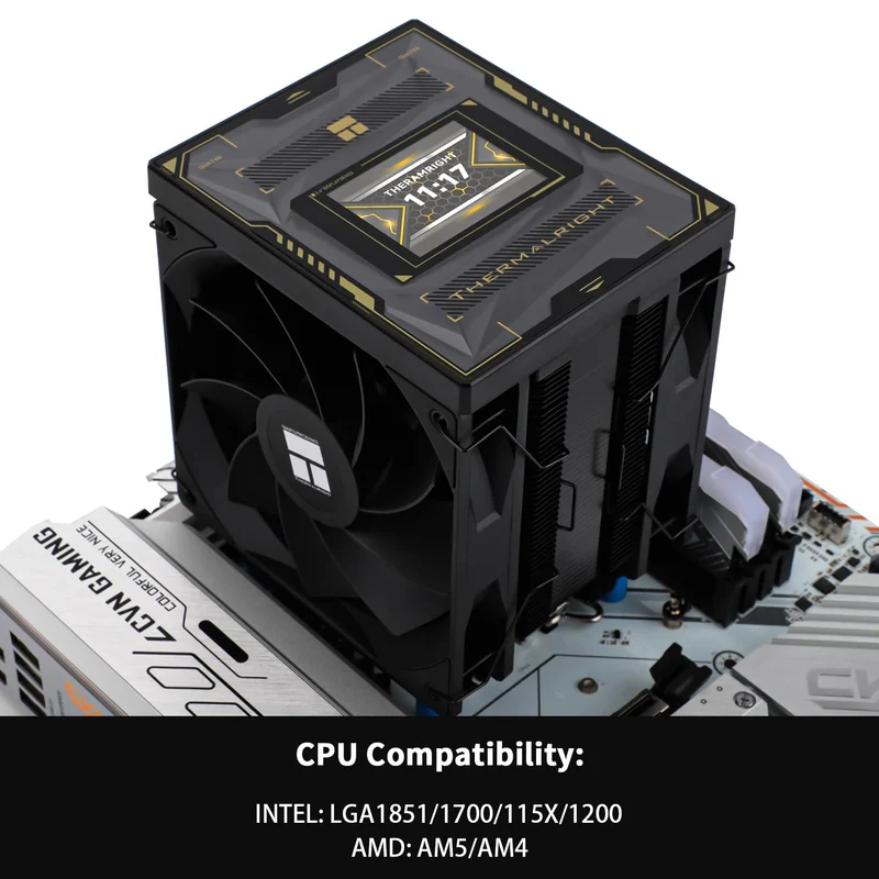 Thermalright Burst Assassin 120 Vision Single Tower CPU Air Cooler (Black)