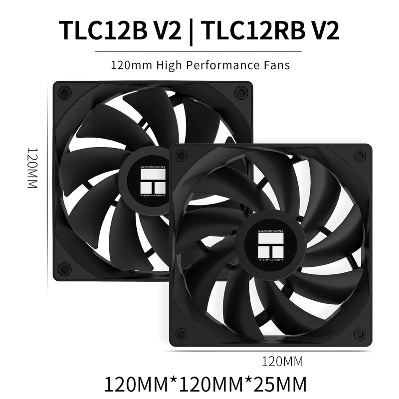 Thermalright Burst Assassin 120 Vision Single Tower CPU Air Cooler (Black)