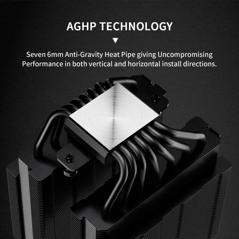 Thermalright Phantom Spirit 120 Digital Evo Dual Tower CPU Air Cooler (Black)