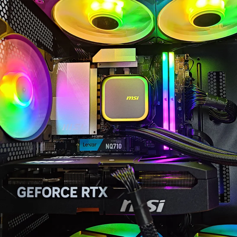 Aurora M110A Black Desktop Gaming PC | Intel Ultra 5 225 | 32GB RAM | 1TB SSD | RTX 5070 OC | Windows 11 Pro
