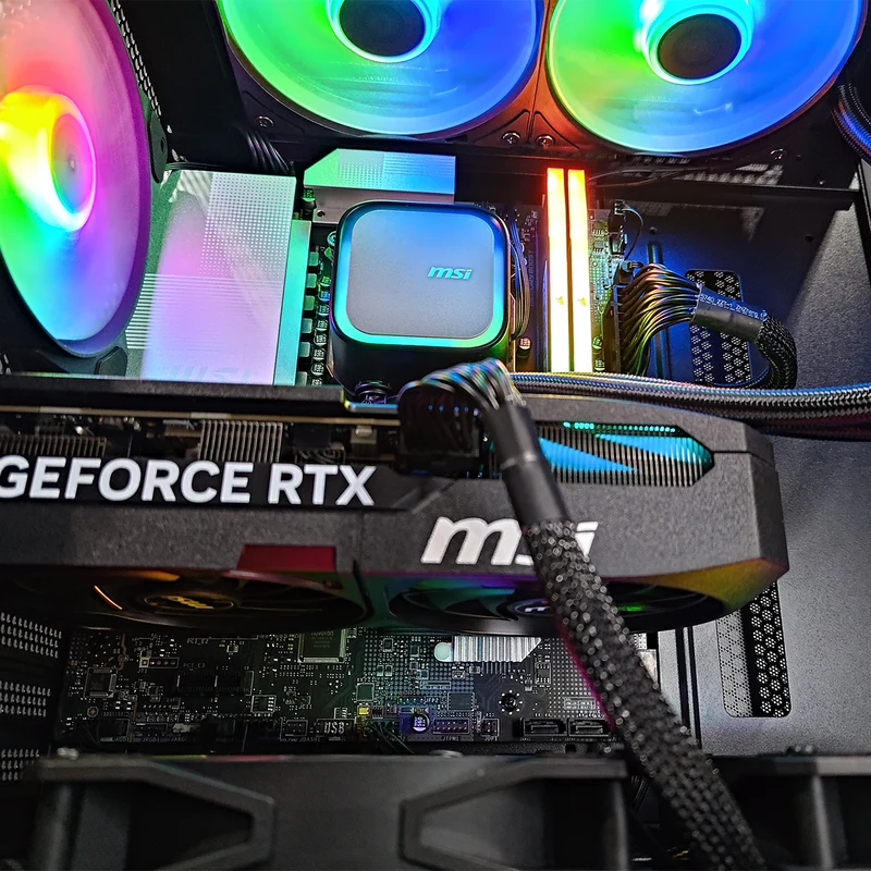 Aurora M110A Black Desktop Gaming PC | Intel Ultra 5 225 | 32GB RAM | 1TB SSD | RTX 5070 OC | Windows 11 Pro