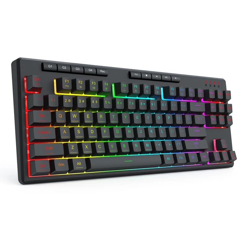 Redragon K516 Shiva RGB TKL 87-Keys Wired Backlit Gaming Keyboard