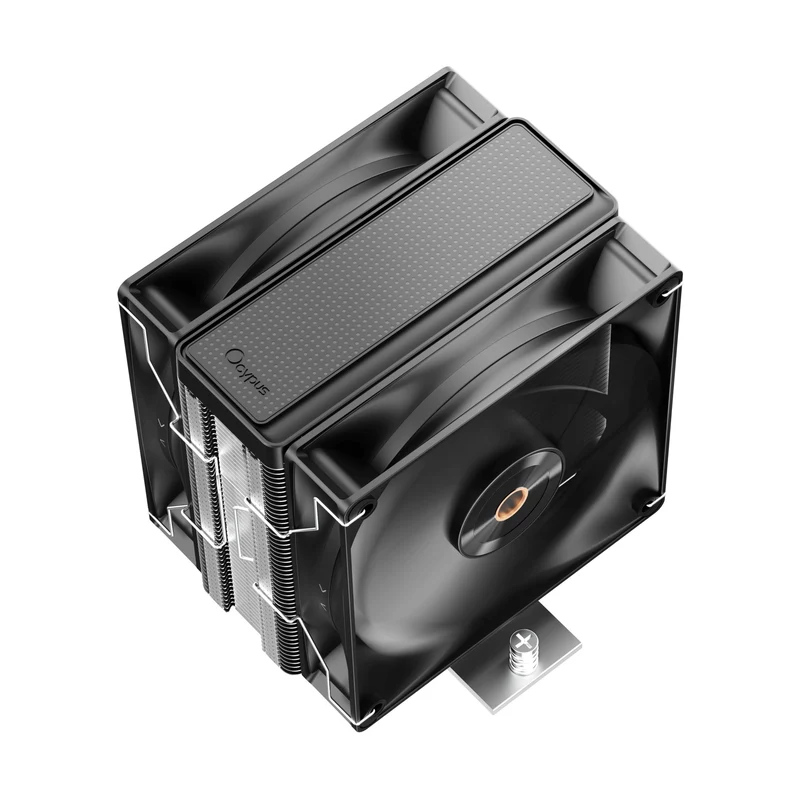 Ocypus Delta A40 Elite Dual Fan 4 Heat Pipe Single-Tower CPU Air Cooler (Black, White)