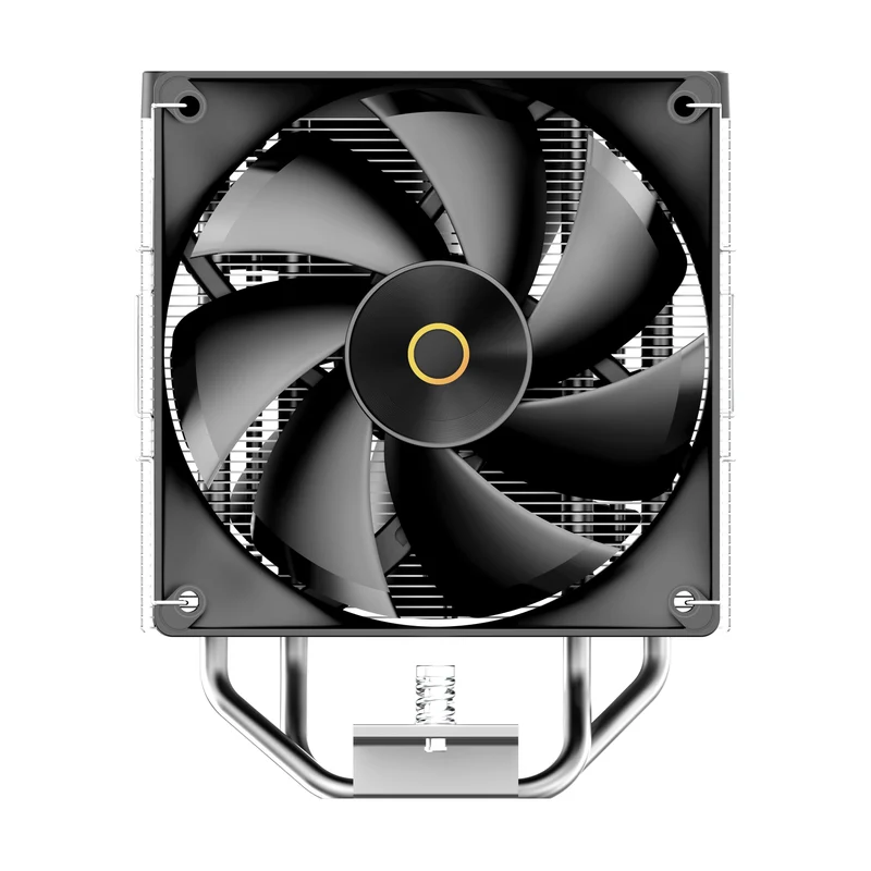 Ocypus Delta A40 Elite Dual Fan 4 Heat Pipe Single-Tower CPU Air Cooler (Black, White)