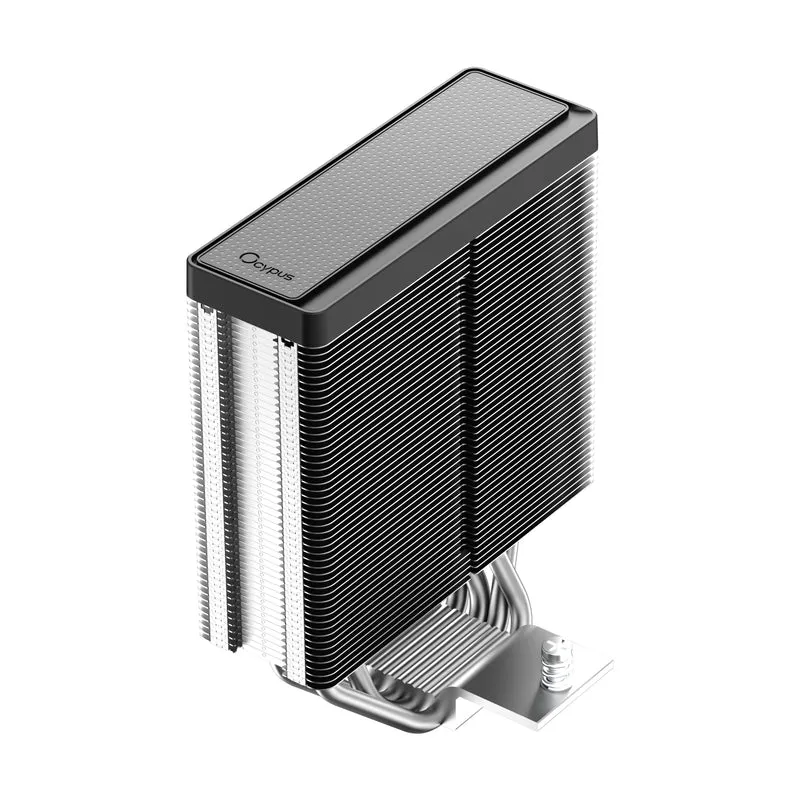 Ocypus Delta A40 Elite Dual Fan 4 Heat Pipe Single-Tower CPU Air Cooler (Black, White)