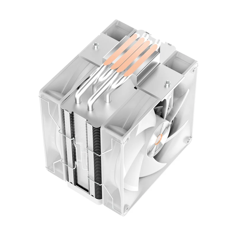 Ocypus Delta A40 Elite Dual Fan 4 Heat Pipe Single-Tower CPU Air Cooler (Black, White)