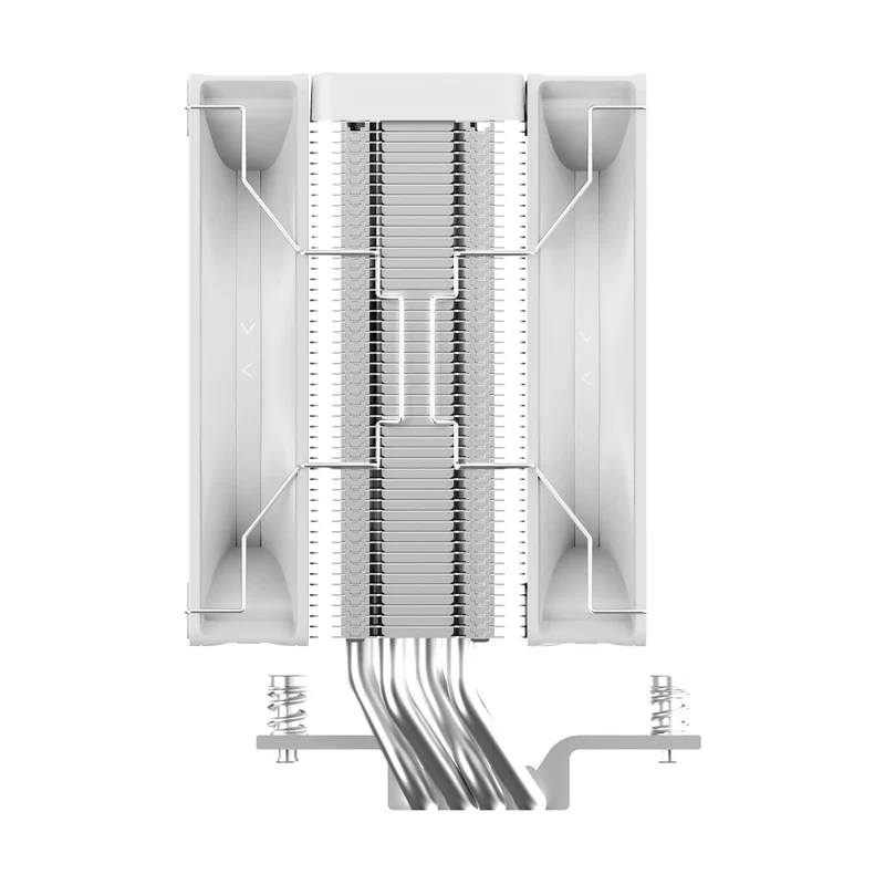 Ocypus Delta A40 Elite Dual Fan 4 Heat Pipe Single-Tower CPU Air Cooler (Black, White)