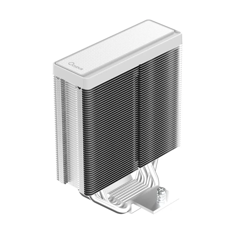 Ocypus Delta A40 Elite Dual Fan 4 Heat Pipe Single-Tower CPU Air Cooler (Black, White)