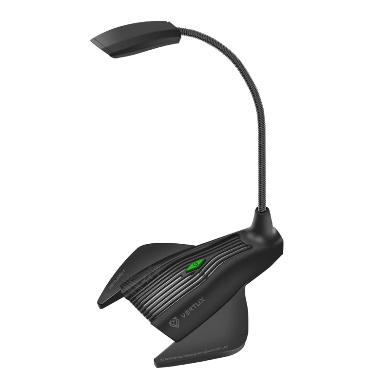 VERTUX VERTUMIC-1 HD ANTI-VIBRATION GAMING MICROPHONE WITH LED BLACK
