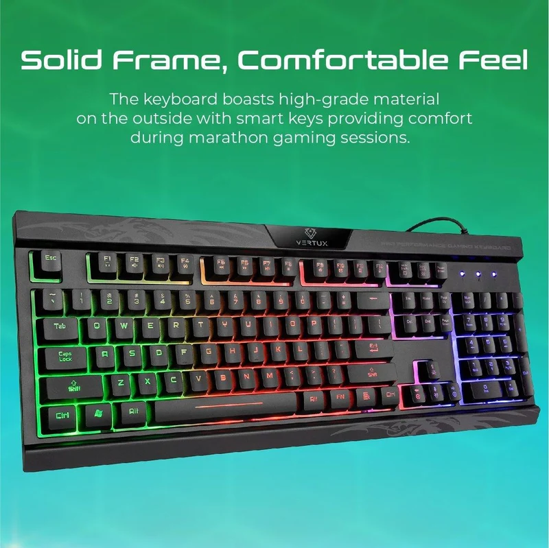 VERTUX AMBER PRO PERFORMANCE GAMING KEYBOARD (EN)