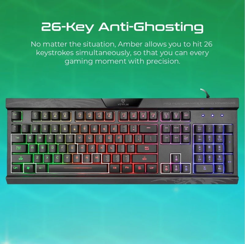 VERTUX AMBER PRO PERFORMANCE GAMING KEYBOARD (EN)