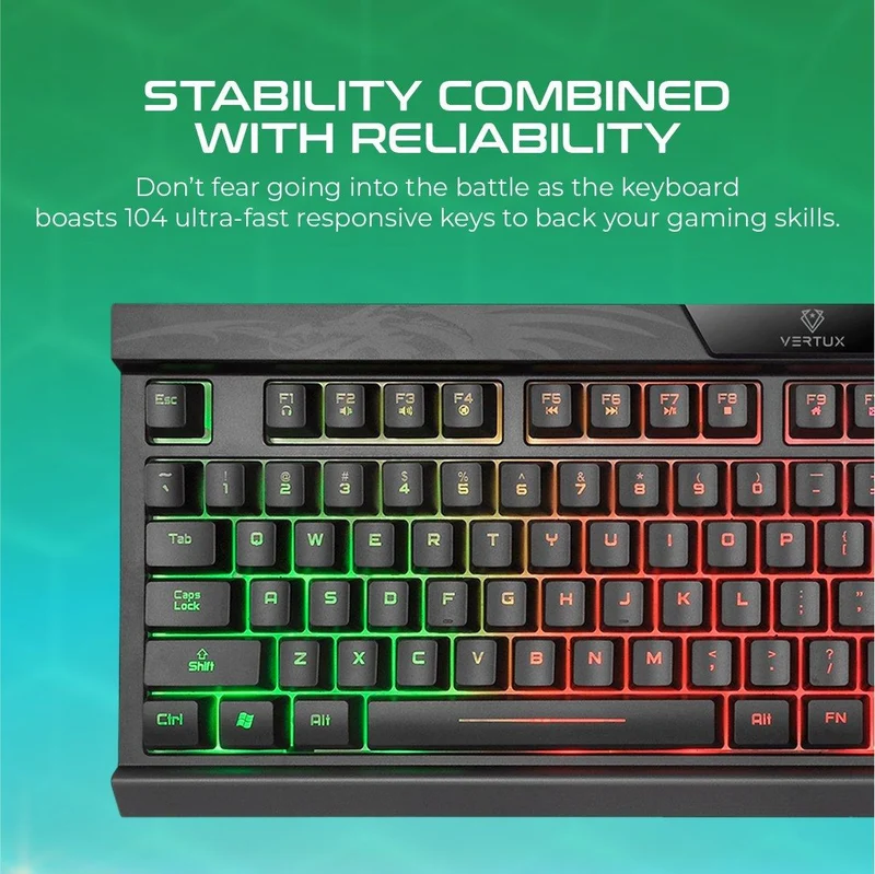 VERTUX AMBER PRO PERFORMANCE GAMING KEYBOARD (EN)